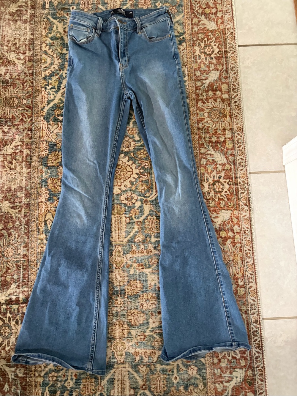 Hollister Light Blue Flare Jeans